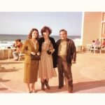 مع الكاتبة عالية ممدوح  المغرب ١٩٨١
